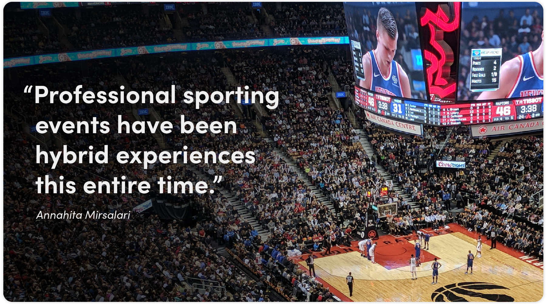 Think of Your Hybrid Event Like a Sporting Event